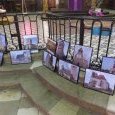 L'autel avec les photos des églises